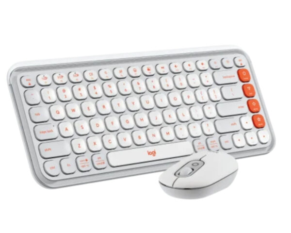 LOGITECH POP Icon Combo US tastatura bela - Image 3