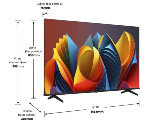 HISENSE 50 inča 50E7NQ Smart LED 4K UHD TV - Image 7