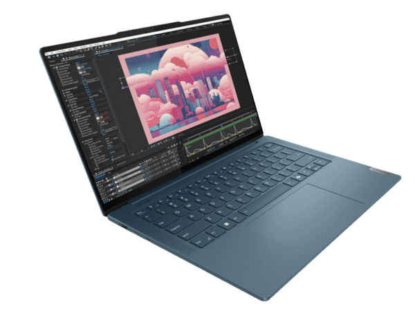 Laptop LENOVO Yoga Pro 7 14AHP9 DOS/14.5" 3K/Ryzen 7-8845HS/16GB/1TB/bklt SRB/smaragd - Image 3