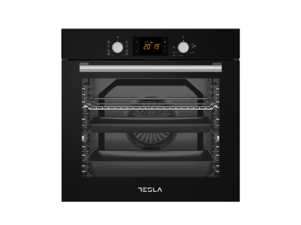 TESLA WG Ugradna rerna TESLA BO900SB ventilatorska/80L/mehanicka/crna