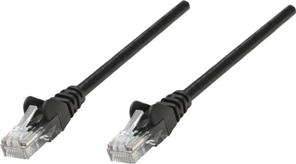 Kabl Intellinet Patch, Cat6 compatible, U/UTP, 7.5m, crni 342094