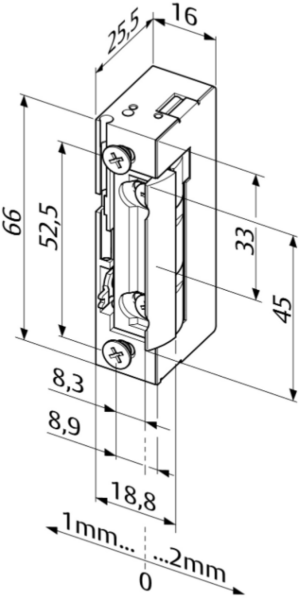effeff Električni prihvatnik 118-A71 10-24V AC/DC BASIC b.c.