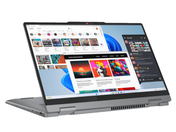 Laptop LENOVO IdeaPad 5 2in1 14AHP9 DOS/14" WUXGA OLED/Ryzen 7-8845HS/16GB/1TB/FPR/bklt SRB/siva - Image 5