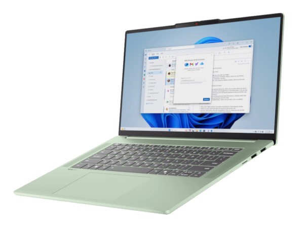 Laptop LENOVO IdeaPad Slim 5 16IRH10R DOS/15.3" WUXGA/Ryzen 7-7735HS/16GB/1TB/bklt ENG/zelena - Image 4