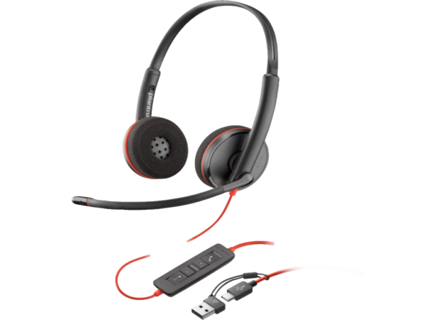 HP PSG Slušalice HP Poly BW 3220 Stereo USB-C HS +USB-C/A/crna