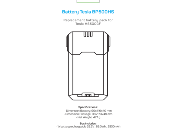 Batterry pack TESLA HS500GF/Baterije za usisivac