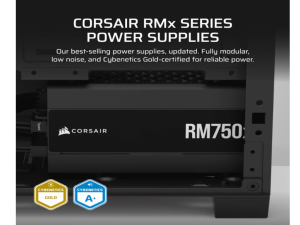 NAPAJANJE CORSAIR RM750x 750W/ATX 3.1/80+GOLD/modularno/CRNA - Image 4
