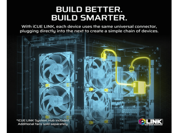 Kuler za CPU CORSAIR iCUE LINK TITAN 280 RX/RGB/AIO/280mm/dual fan/vodeno hladenje/crna