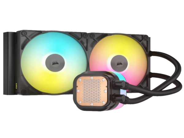 Kuler za CPU CORSAIR iCUE LINK TITAN 280 RX/RGB/AIO/280mm/dual fan/vodeno hladenje/crna - Image 6