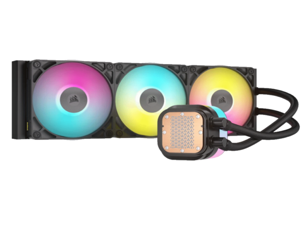 Kuler za CPU CORSAIR iCUE LINK TITAN 360 RX/RGB/AIO/360mm/triple fan/vodeno hladenje/crna - Image 4