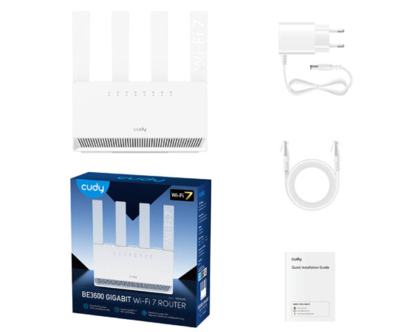 CUDY WR3600E BE3600 Gigabit Wi-Fi 7 Router - Image 2