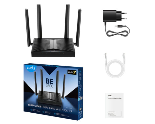 CUDY WR3600 BE3600 Gigabit Wi-Fi 7 Router - Image 3