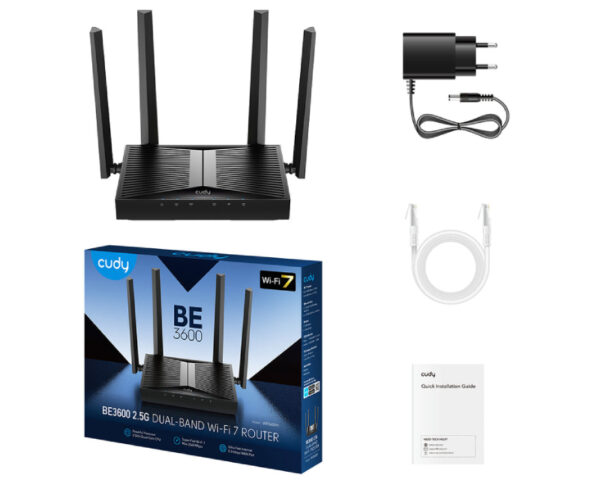 CUDY WR3600H BE3600 2.5G Wi-Fi 7 Router - Image 3