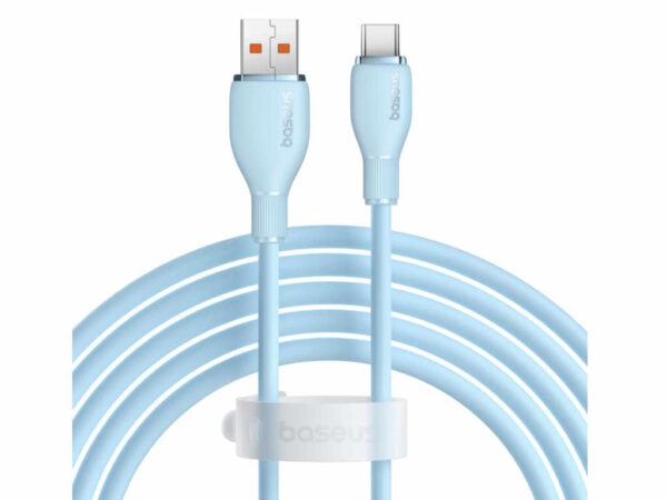 Kabl za brzo punjenje BASEUSPudding/USB to Type-C/100W/2m/plava - Image 2