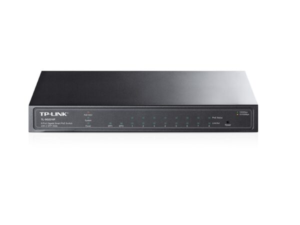 Switch TP-LINK TL-SG2210P(T1500G-10PS) Gigabit/10x RJ45/1Gbps/Smart/8x POE+/Desktop metalno kuciste