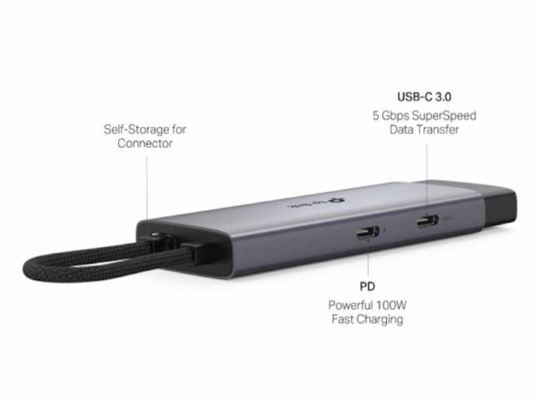 Hub TP-LINK UH5020C USB Type-C 5-Port Hub/1*HDMI 4K@60Hz/1*PD 100W/1*USB Type-C 5Gbps 2*USB Type-A 5 - Image 3