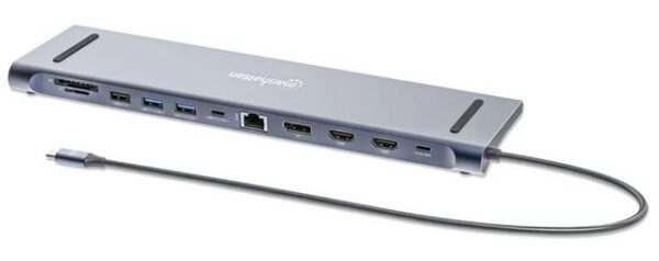 MANHATTAN MH 12 in 1 Triple HDMI Docking Station