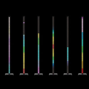 MIT.EL Podna lampa M69-B RGB+IC crna 10W LED sa daljinskim 20 tastera i adapterom 5V 2A