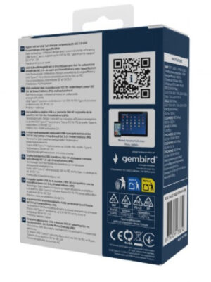 GEMBIRD TA-UC-2A2C-PD100-01-BK
