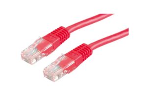 ROLINE Secomp Value UTP PatchCord Cat6/Cl.E, crvena, 0.5m