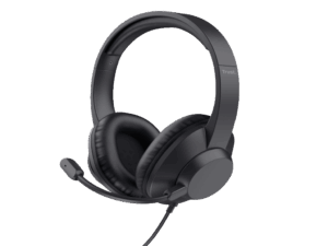 Slušalice TRUST AYDA MAX USB HEADSET/USB-C, USB-A/crna