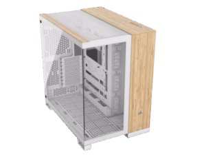 Kucište CORSAIR 6500X Mid-Tower/dve komore/kaljeno staklo/bez napajanja/bela/bambus drvo