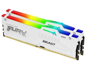 KINGSTON DIMM DDR5 64GB (2x32GB kit) 6000MT/s KF560C30BWAK2-64 FURY Beast White XMP