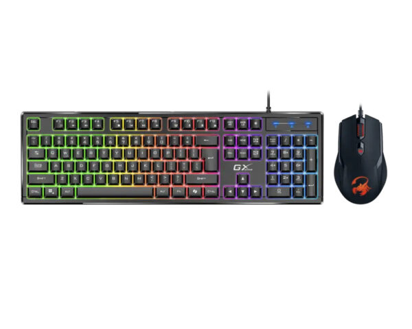GENIUS Scorpion KM-GX6 Gaming RGB USB US crna tastatura +  miš