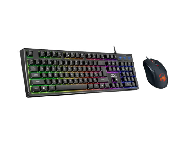 GENIUS Scorpion KM-GX6 Gaming RGB USB US crna tastatura +  miš - Image 2
