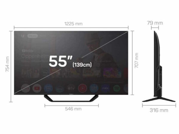 Televizor TESLA 65E655BUS/D-LED/65"/UHD/Smart/Google TV/crna - Image 6