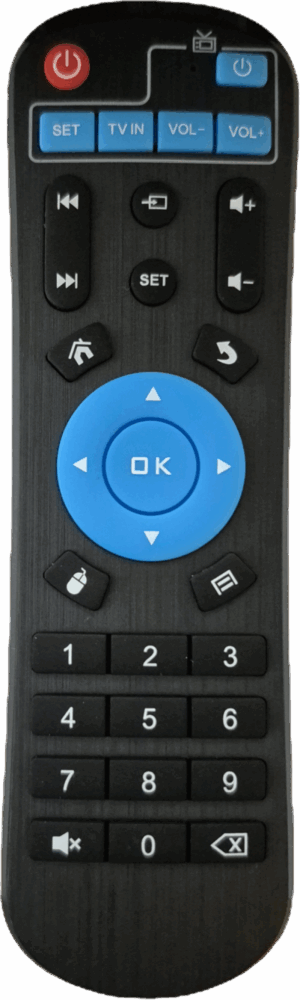 GEMBIRD GMB-X96-PROGRAMIRAJUCI DALJINSKI BLUE za X96 X4, MAX+, X98Q, Android TV Box, programmable IR