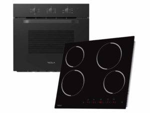 TESLA WG Ugradni set TESLA BO301MB+HV6401MB/65L/60cm/Mechanical control/keramicka ploca/59cm/crna