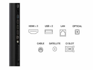 Televizor TCL 65C6KS/MiniLED/65"/4K/60Hz/Google TV/crna