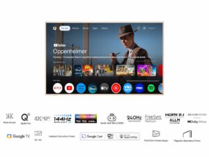 Televizor TCL 75A300W/QLED/75"/4K UHD/144Hz/Matte Screen/"Ai" Art/Google TV/frame