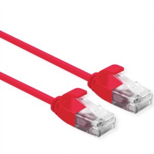 Secomp Roline UTP Data Center PatchCord Cat6A, Slim, LSOH, crvena 1.5m