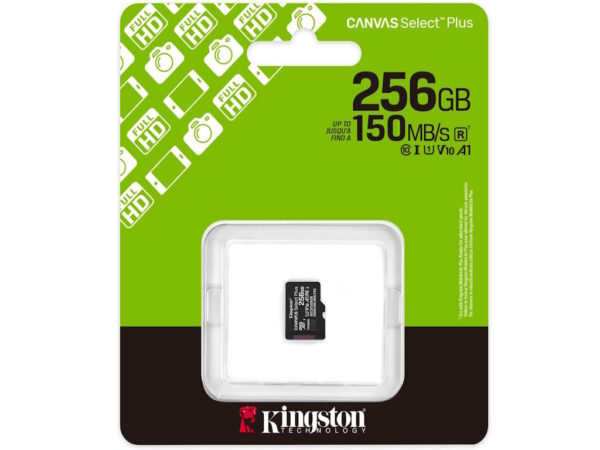 Memorije kartice KINGSTON SDCS3/256GBSP/microSD/256GB/UHS U1/100 MB/s-85MB/s - Image 3
