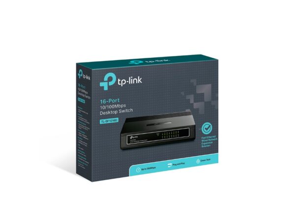 Switch TP-LINK TL-SF1016D 16x RJ45/10/100Mbps/plasticno kuciste - Image 3
